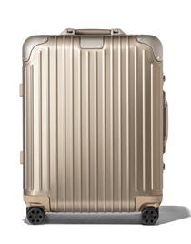 Mothers Day Gift ideas from Newport Living and Lifestyles Rimowa Cabin Plus in Gold $1,170.00