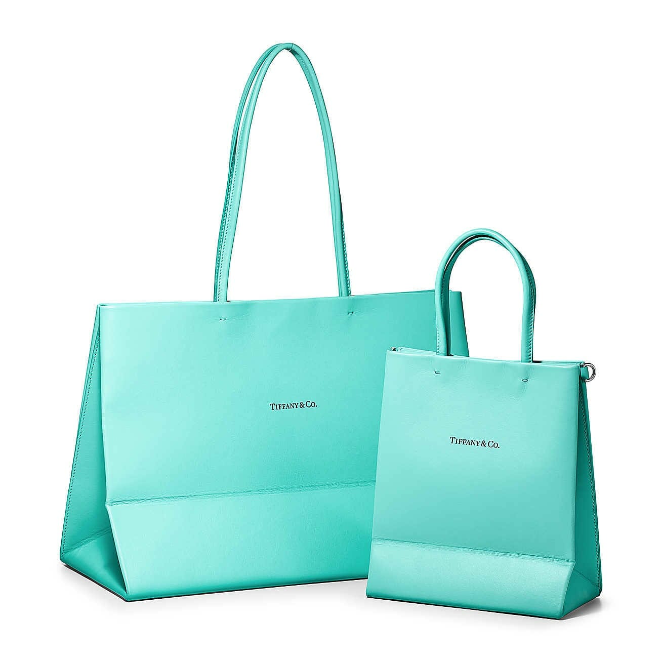 Mothers Day Gift ideas from Newport Living and Lifestyles Tiffany & Co. Large Shopping Tote in Tiffany Blue® Leather $1350