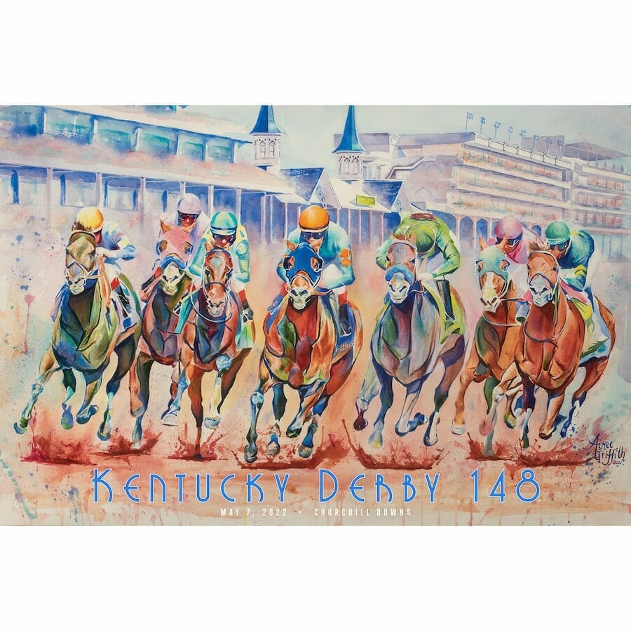 2022 “Official Art of the Kentucky Derby” by Kentucky artist Aimee Griffith on Newport Living and Lifestyles