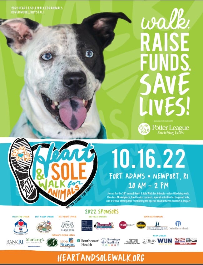 Potter League's 2022 Heart & Sole Walk for Animals • Newport Living &  Lifestyles